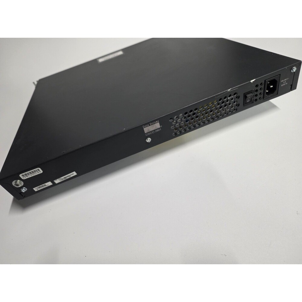 Cisco 2801 Integrated Services Router 2-Port Fast Ethernet Rackmount - Picture 2 of 7